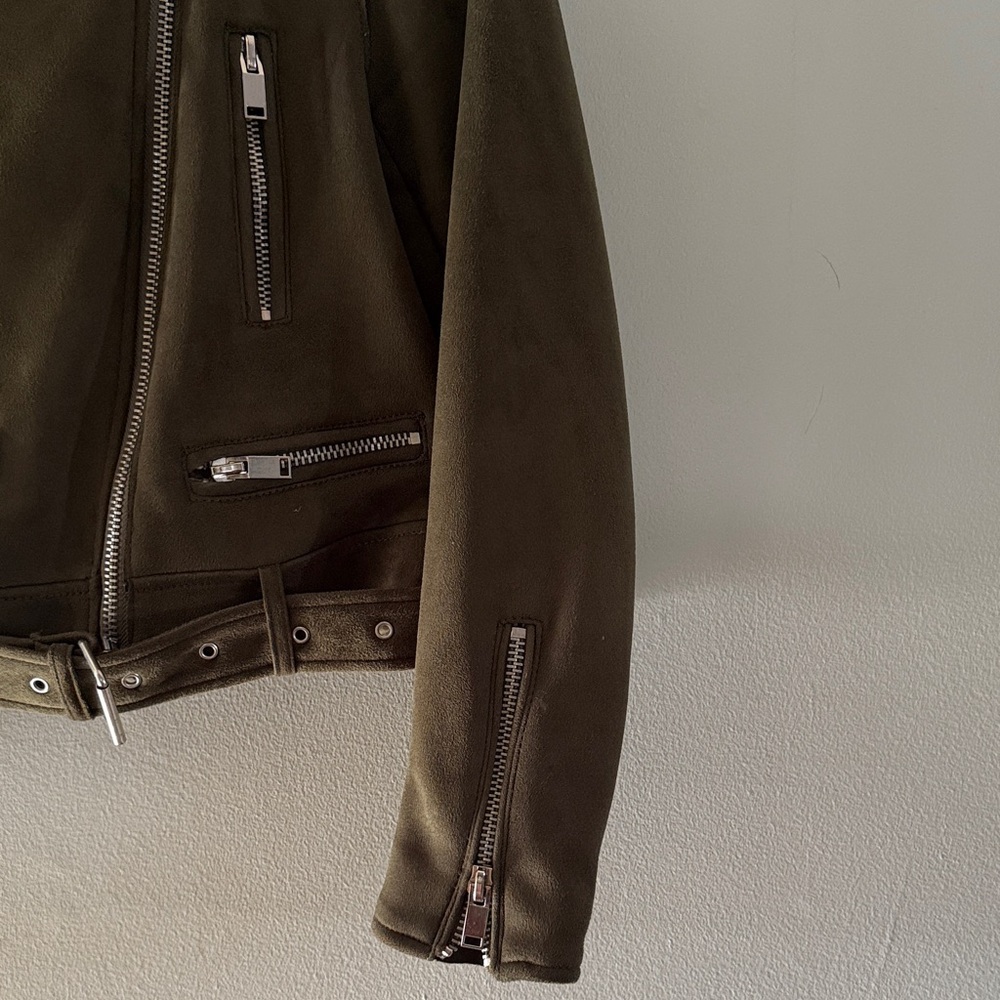 Zara and Top Shop Jackets (Leather and Suede) and banana republic black camisole - Picture 9 of 12